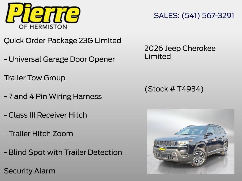 New 2026 Jeep Cherokee Limited AWD/4WD image 18