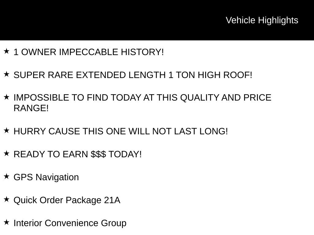 Used 2014 RAM ProMaster 3500 w/ Interior Convenience Group image 5