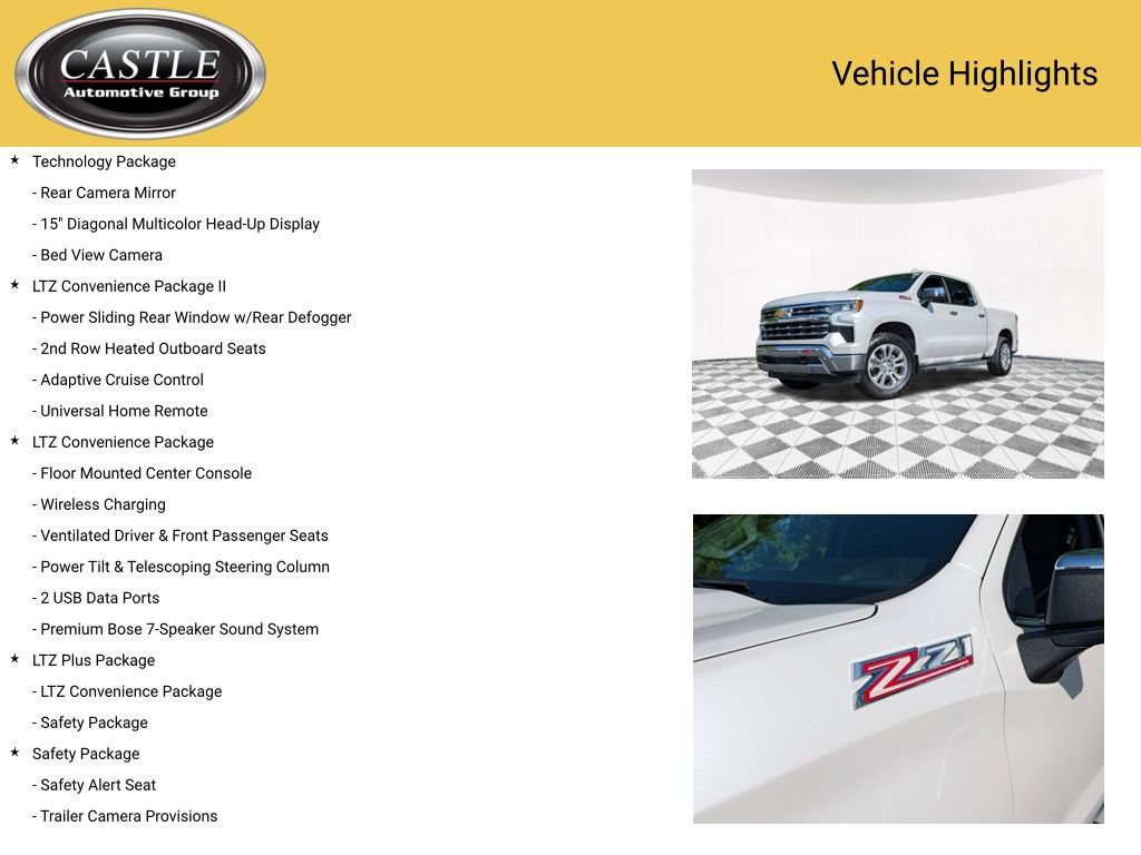 Used 2024 Chevrolet Silverado 1500 LTZ w/ Technology Package AWD/4WD image 10