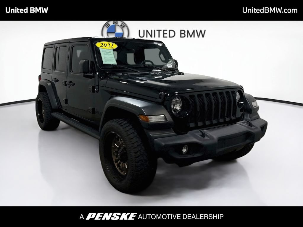Used 2022 Jeep Wrangler Unlimited Sport AWD/4WD image 3