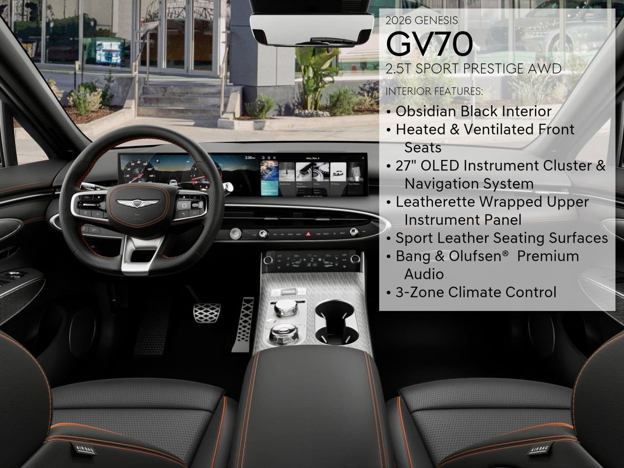 New 2026 Genesis GV70 2.5T Sport Prestige AWD/4WD image 46