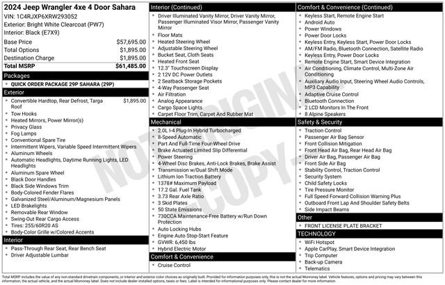 Used 2024 Jeep Wrangler Unlimited Sahara image 5