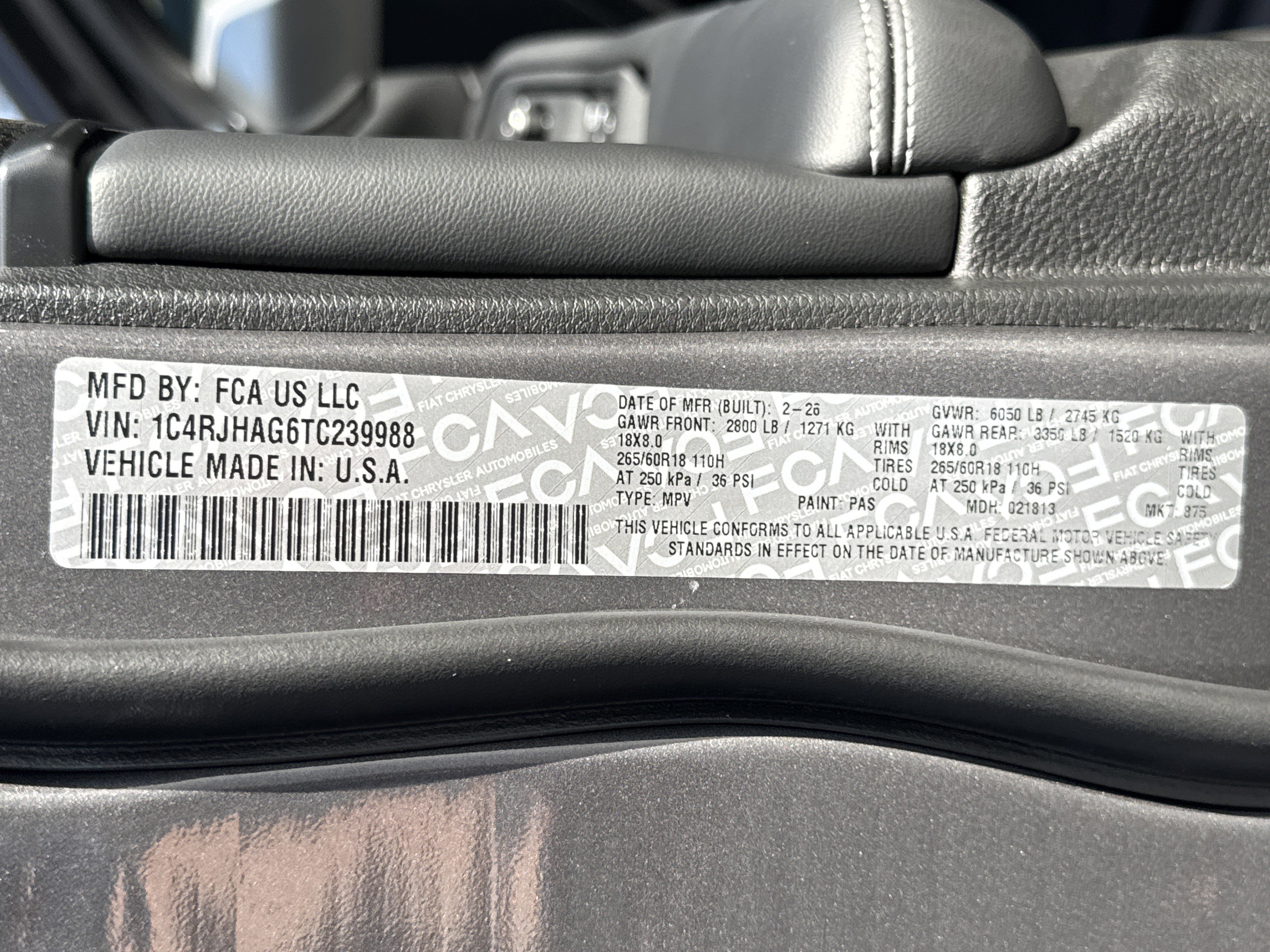 New 2026 Jeep Grand Cherokee Laredo X image 40