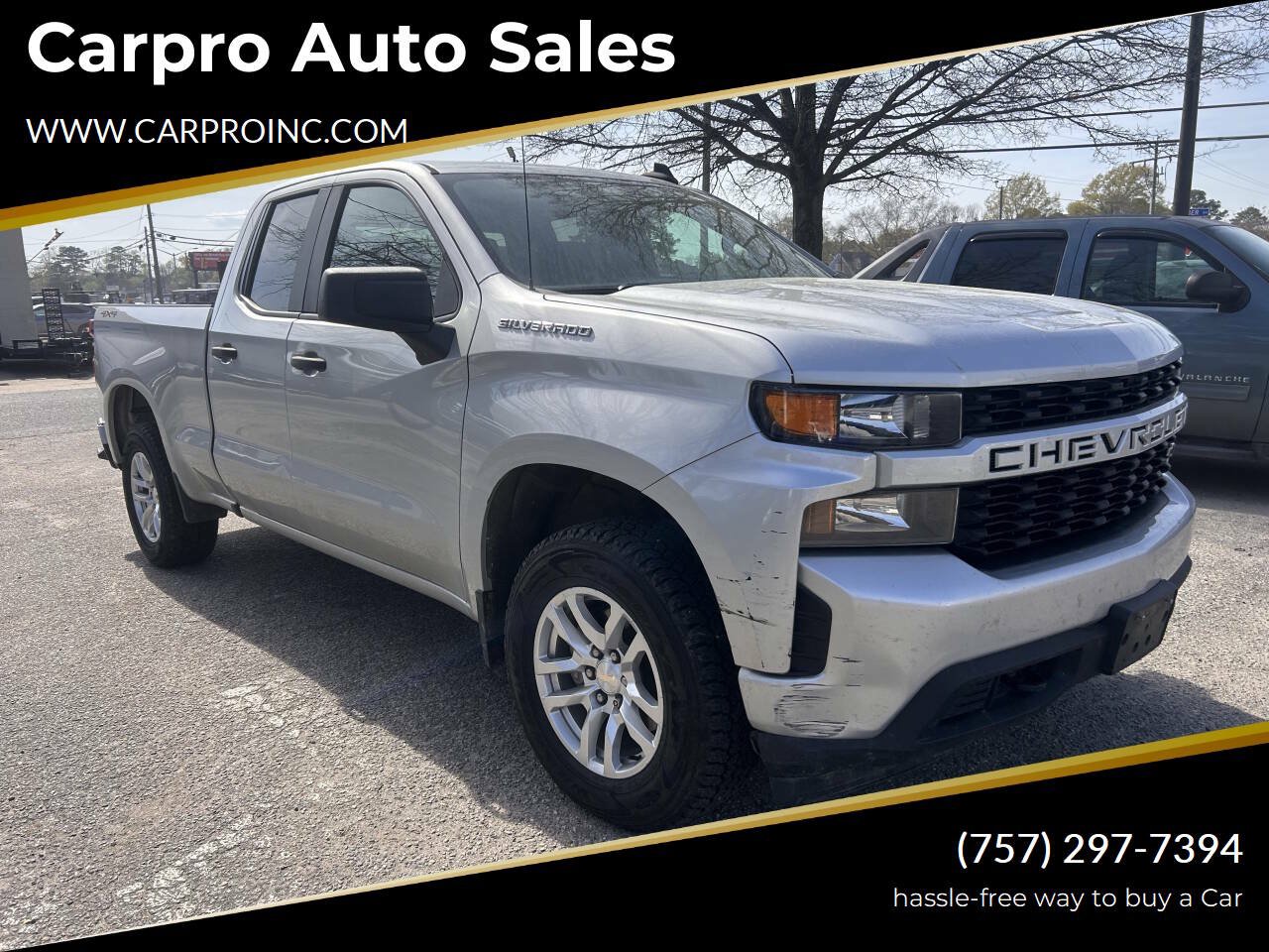 Used 2021 Chevrolet Silverado 1500 Custom AWD/4WD image 1