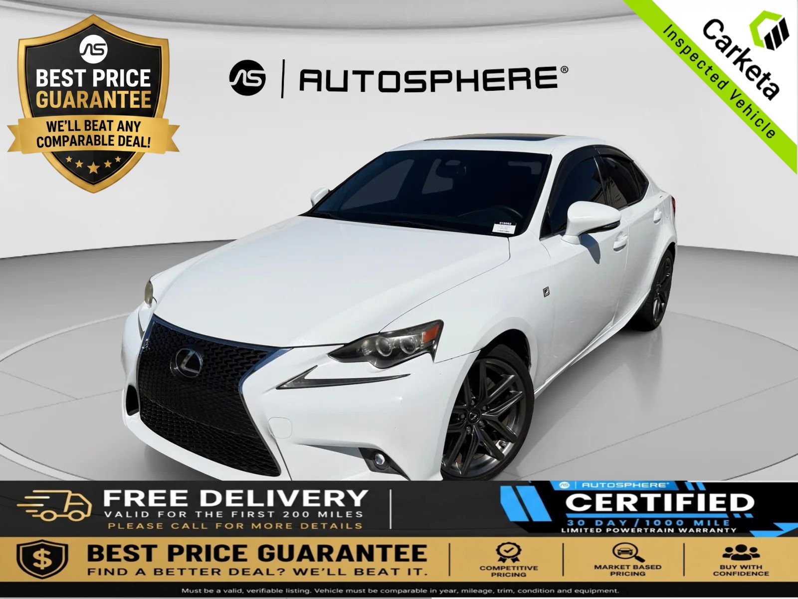 Used 2014 Lexus IS 250 w/ F-Sport Package RWD image 1
