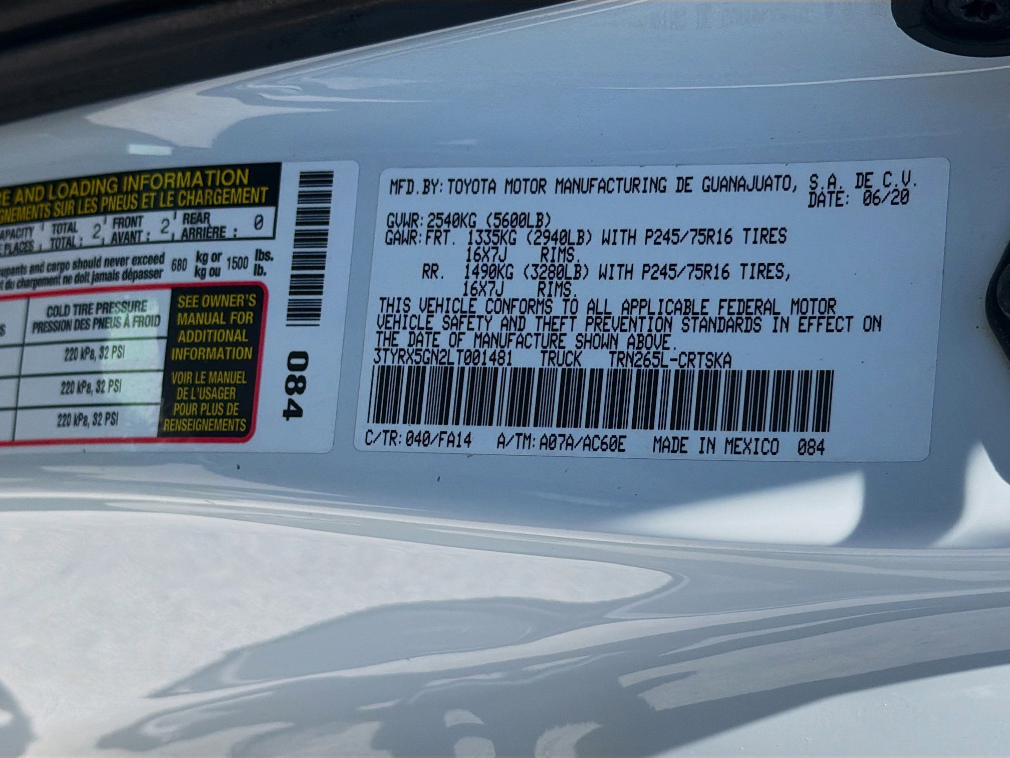 Used 2020 Toyota Tacoma SR RWD image 37