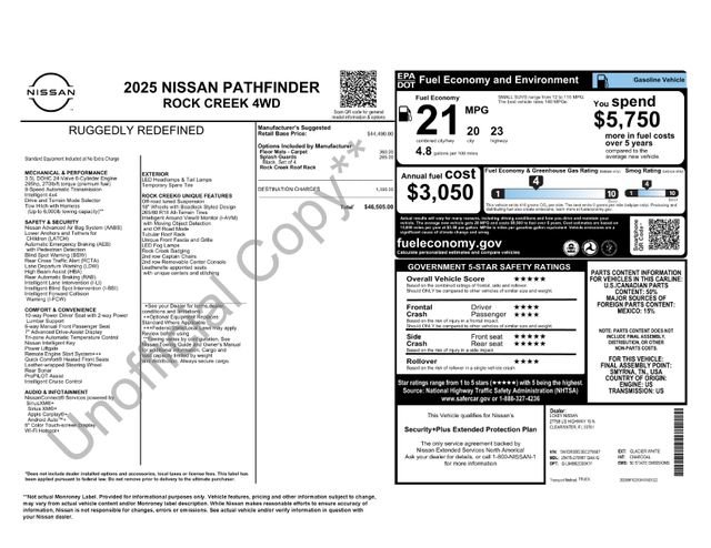Used 2025 Nissan Pathfinder Rock Creek AWD/4WD image 15