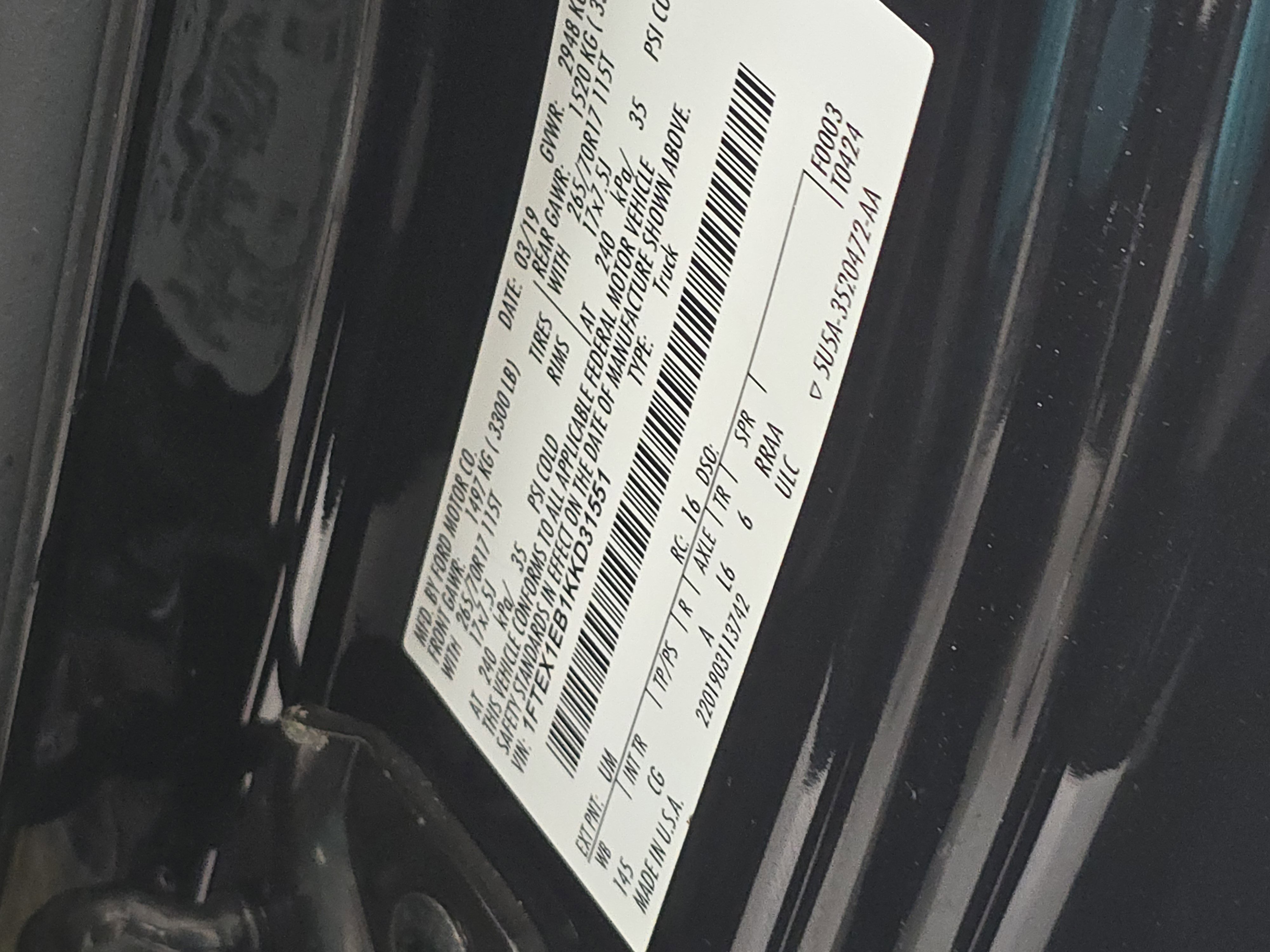 Used 2019 Ford F150 XL w/ Equipment Group 101A Mid image 29