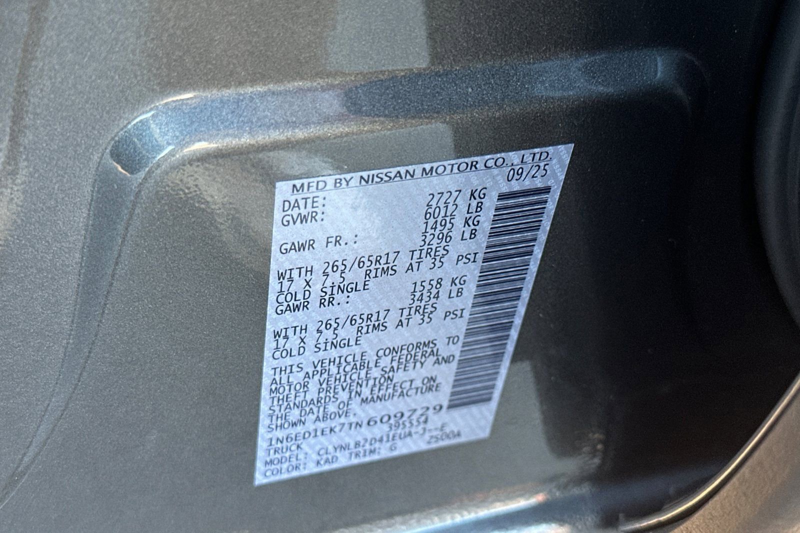 New 2026 Nissan Frontier SV w/ Tow Package image 33