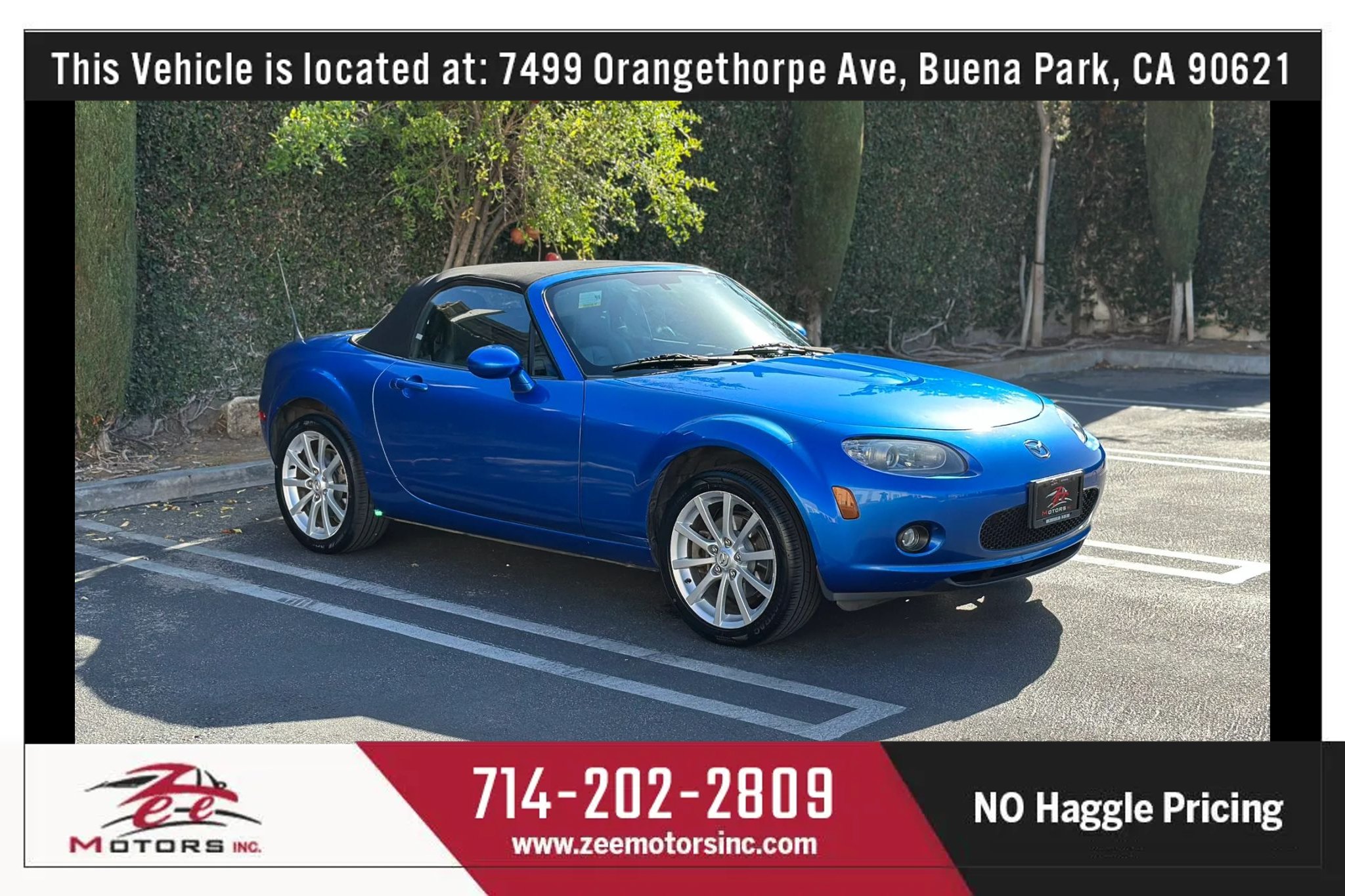 Used 2006 MAZDA MX-5 Miata Grand Touring w/ Premium Pkg RWD image 2