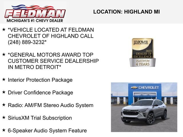 New 2026 Chevrolet Trax RS w/ Driver Confidence Package image 3