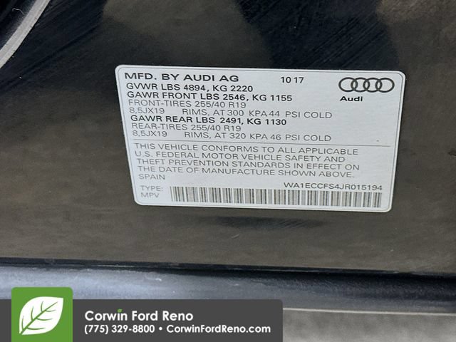Used 2018 Audi Q3 2.0T Premium w/ Convenience Package AWD/4WD image 30