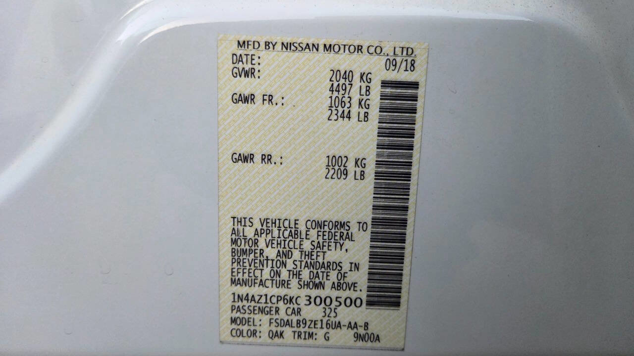 Used 2019 Nissan Leaf S w/ S Charge Package image 43