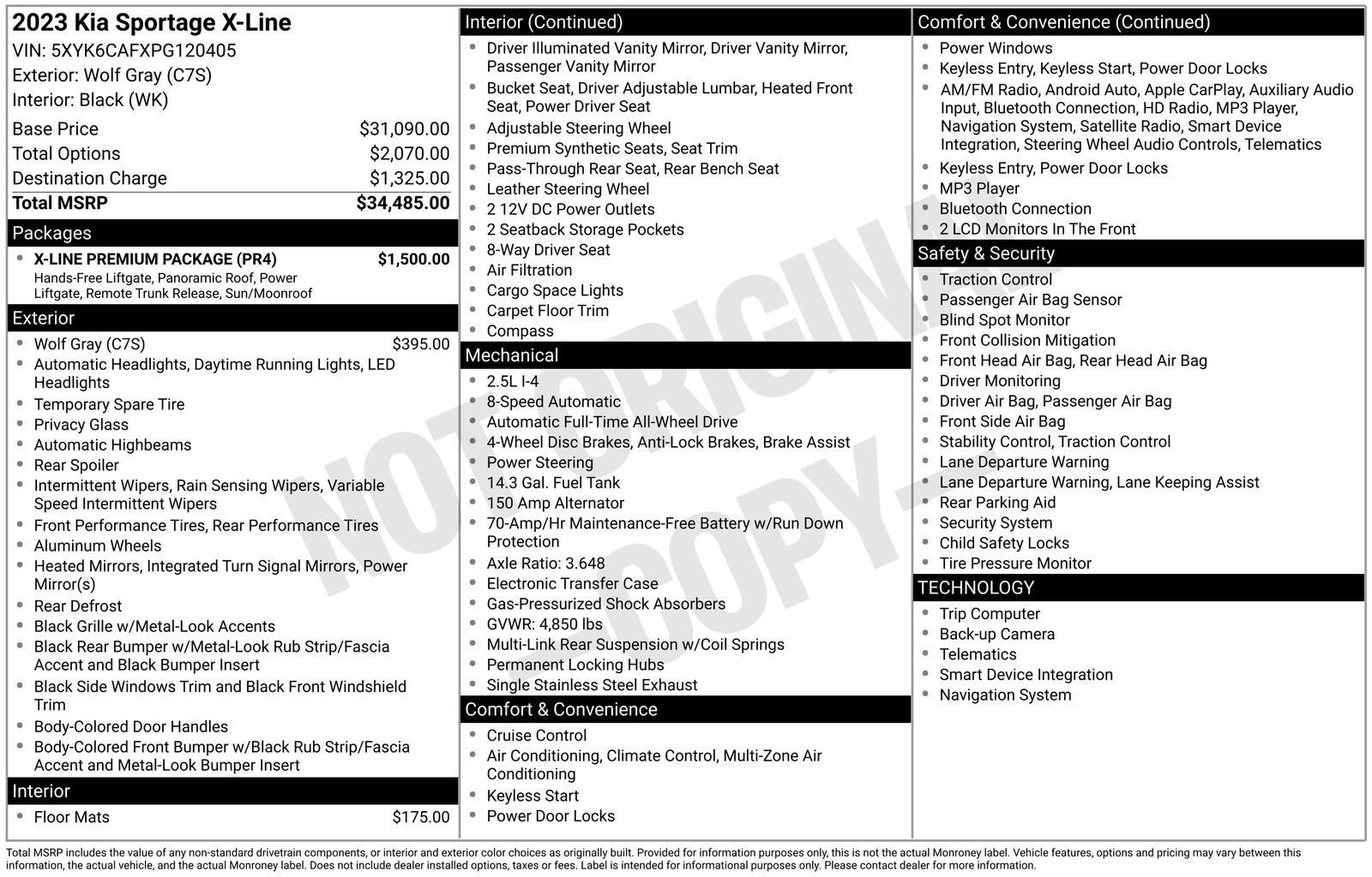 Used 2023 Kia Sportage X-Line w/ X-Line Premium Package image 28