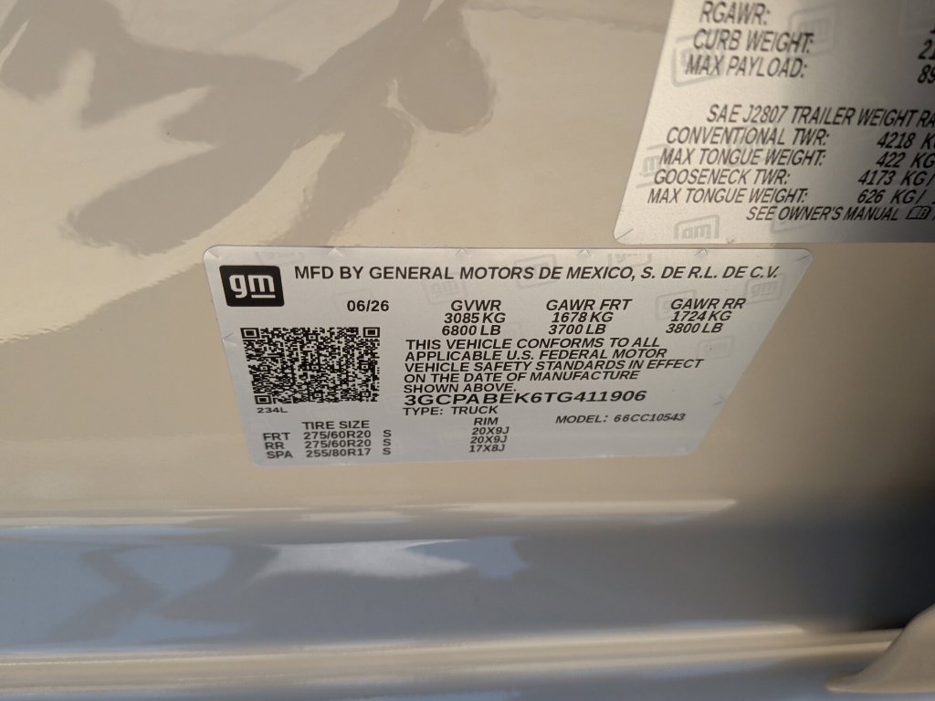 New 2026 Chevrolet Silverado 1500 Custom w/ LPO, Dark Essentials Package RWD image 41