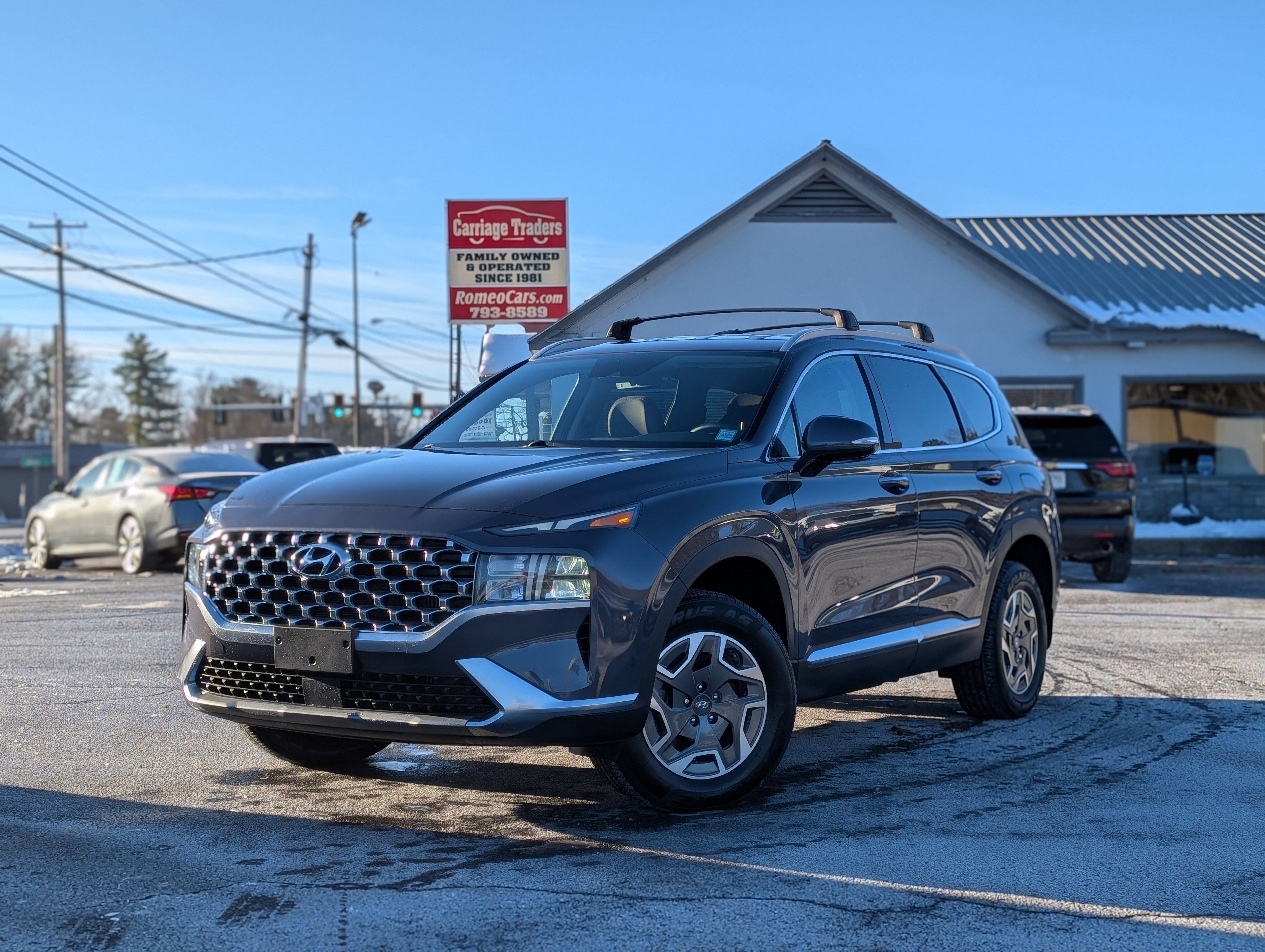 Used 2021 Hyundai Santa Fe Blue