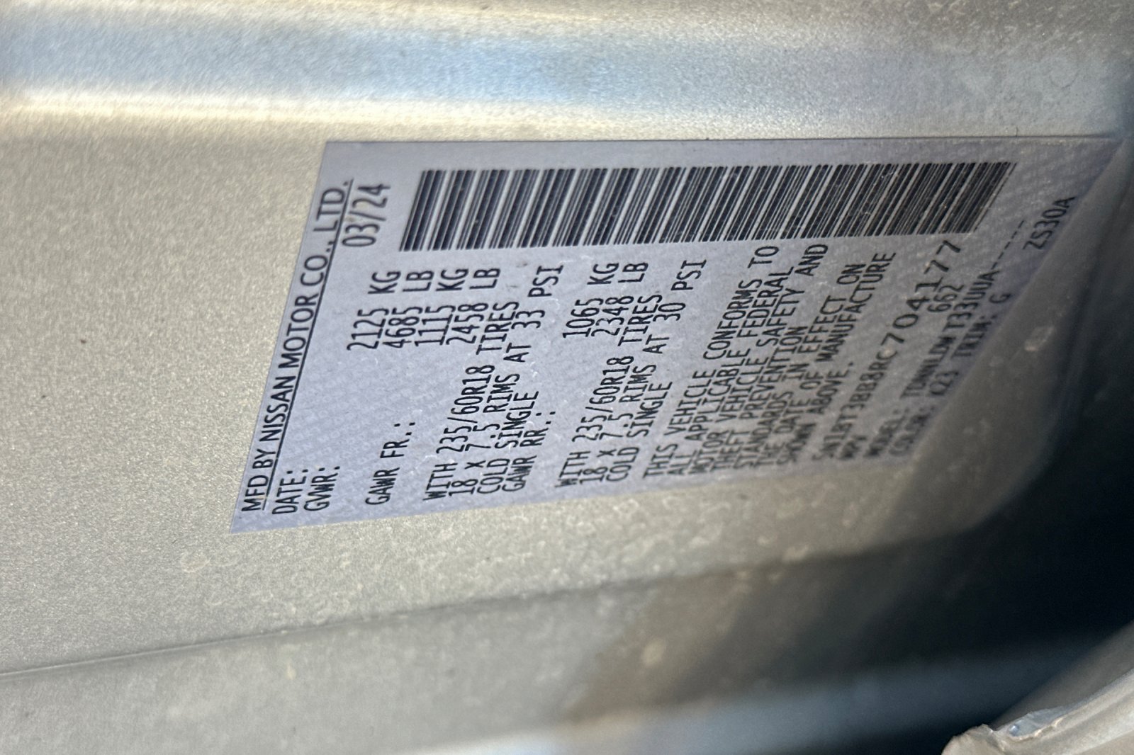 Certified 2024 Nissan Rogue SV AWD/4WD image 55