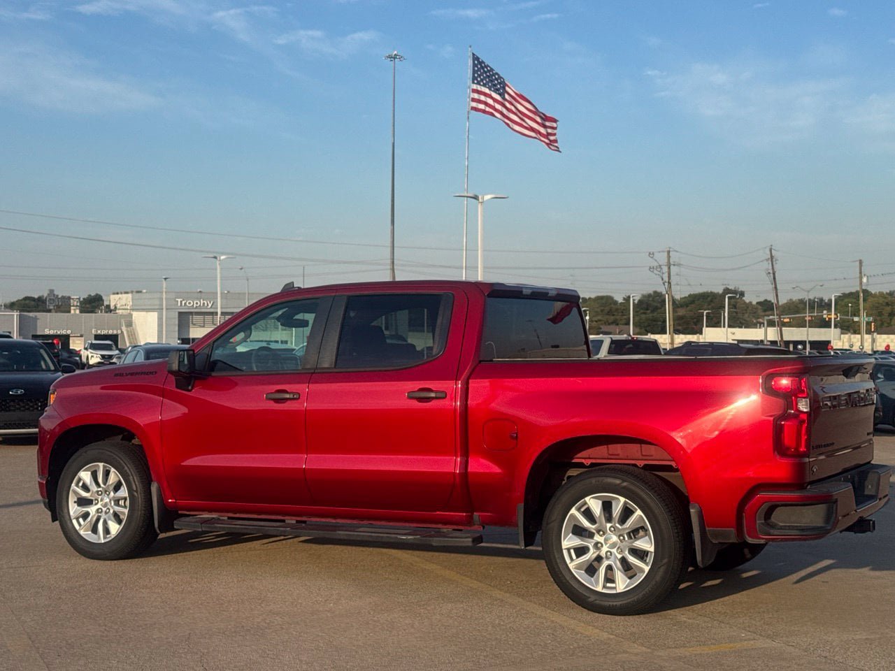 Used 2022 Chevrolet Silverado 1500 Custom w/ LPO, Dark Essentials Package RWD image 13