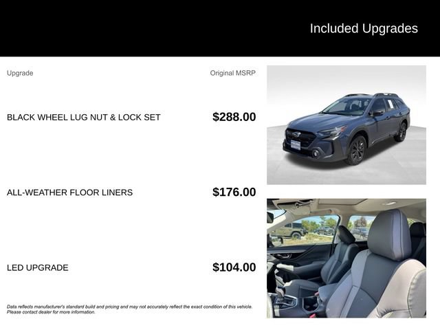 Used 2025 Subaru Outback Onyx Edition XT AWD/4WD image 5