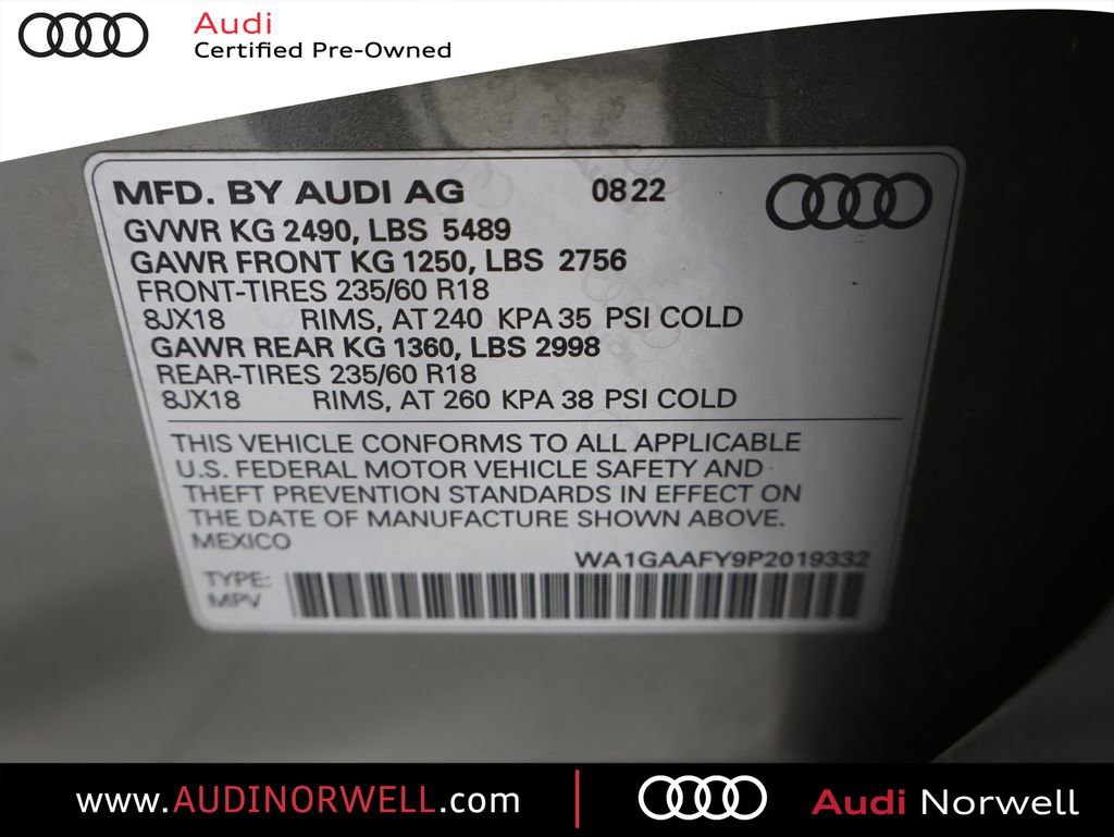 Certified 2023 Audi Q5 2.0T Premium w/ Convenience Package AWD/4WD image 3