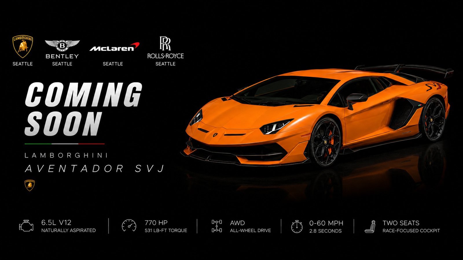 Used 2020 Lamborghini Aventador SVJ
