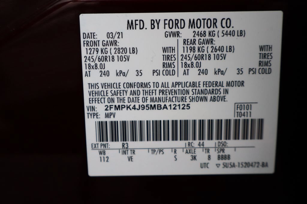 Certified 2021 Ford Edge SEL AWD/4WD image 30
