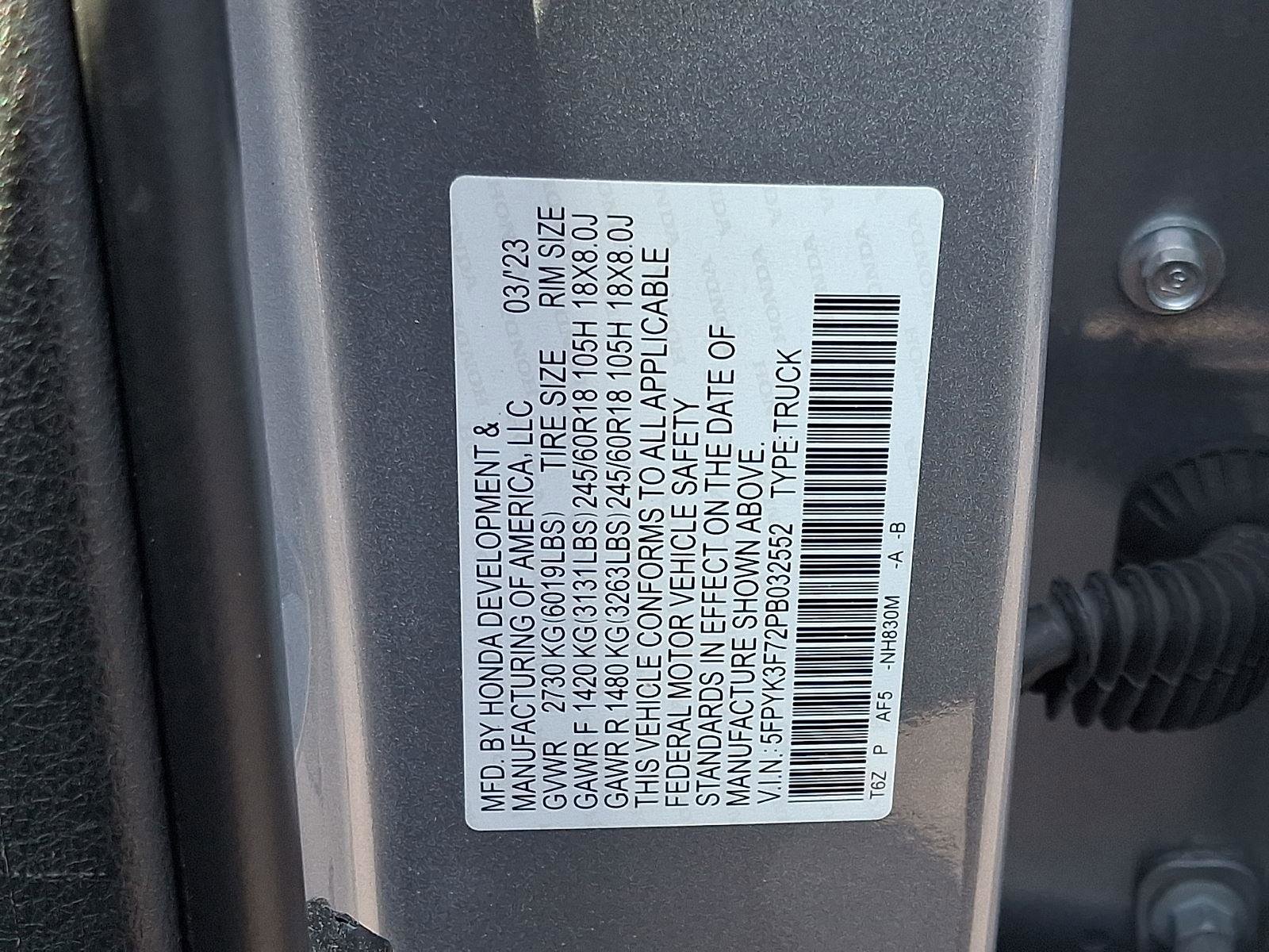 Used 2023 Honda Ridgeline RTL-E image 16