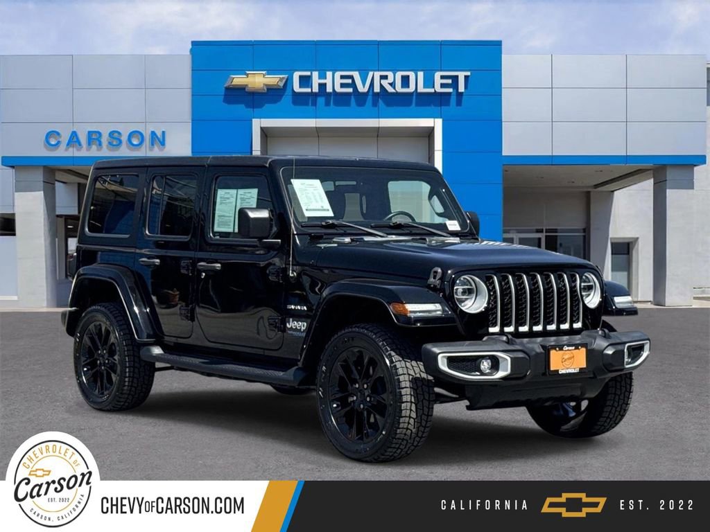Used 2021 Jeep Wrangler Unlimited Sahara w/ Cold Weather Group image 1