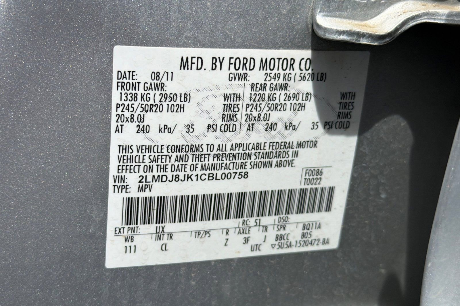 Used 2012 Lincoln MKX AWD image 27