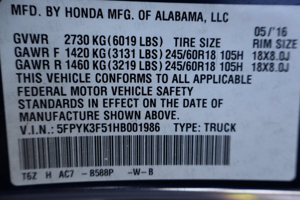 Used 2017 Honda Ridgeline RTL image 46