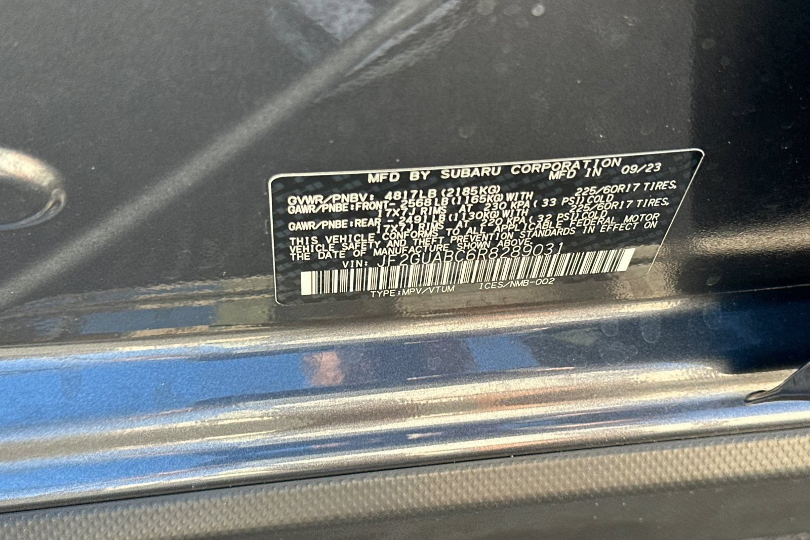 Used 2024 Subaru Crosstrek 2.0i w/ Popular Package #1A AWD/4WD image 31
