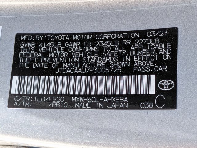 Used 2023 Toyota Prius LE FWD image 23