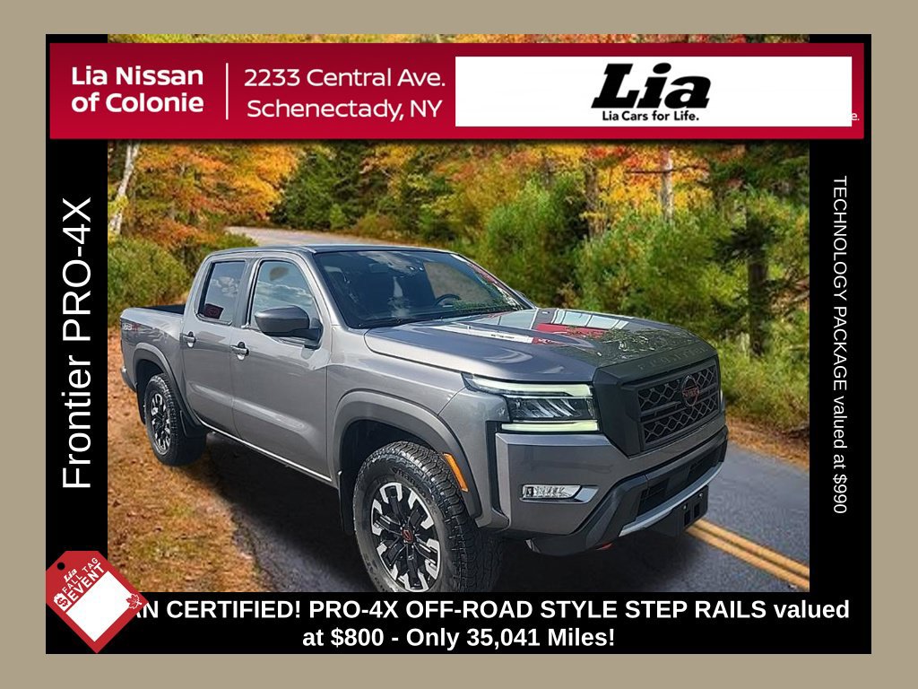 Certified 2023 Nissan Frontier PRO-4X w/ Technology Package