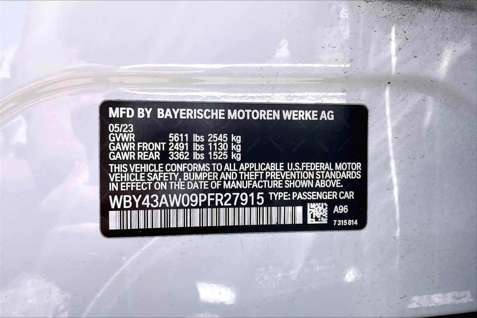 Certified 2023 BMW i4 eDrive35 w/ Premium Package RWD image 38