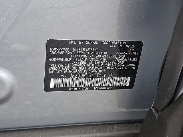 New 2026 Subaru Outback Wilderness AWD/4WD image 19