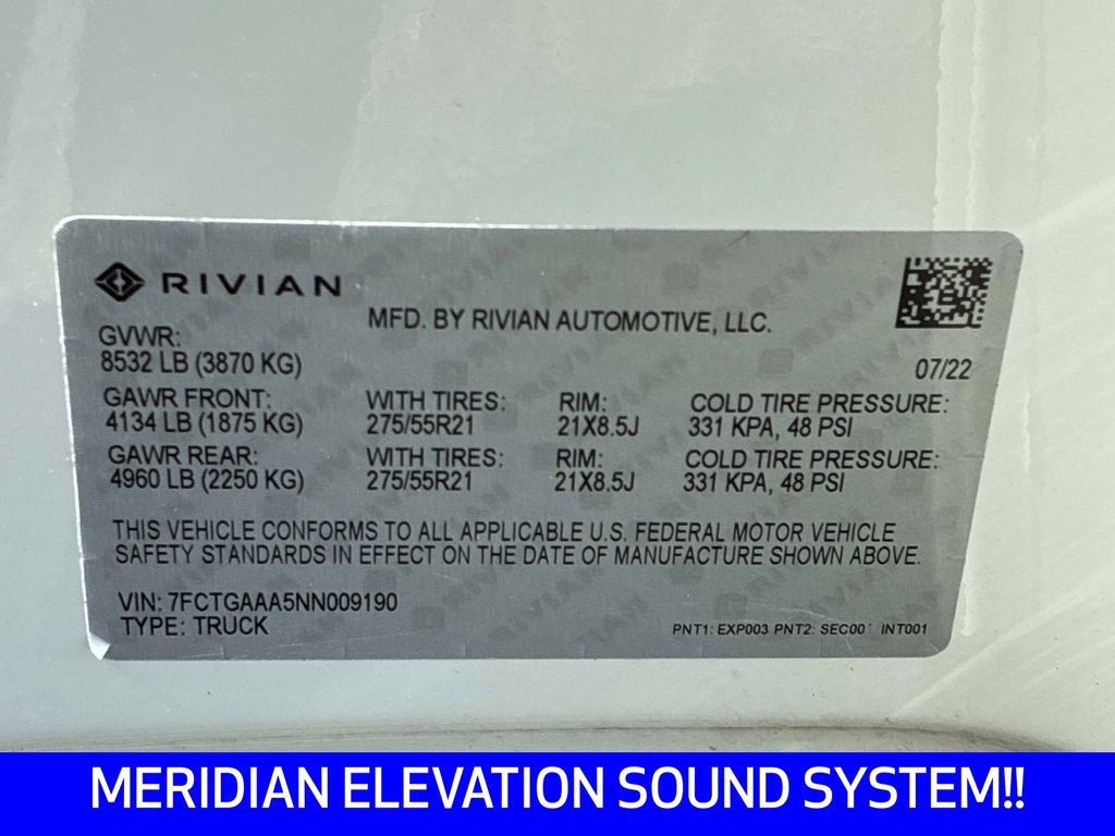 Used 2022 Rivian R1T Adventure AWD/4WD image 26