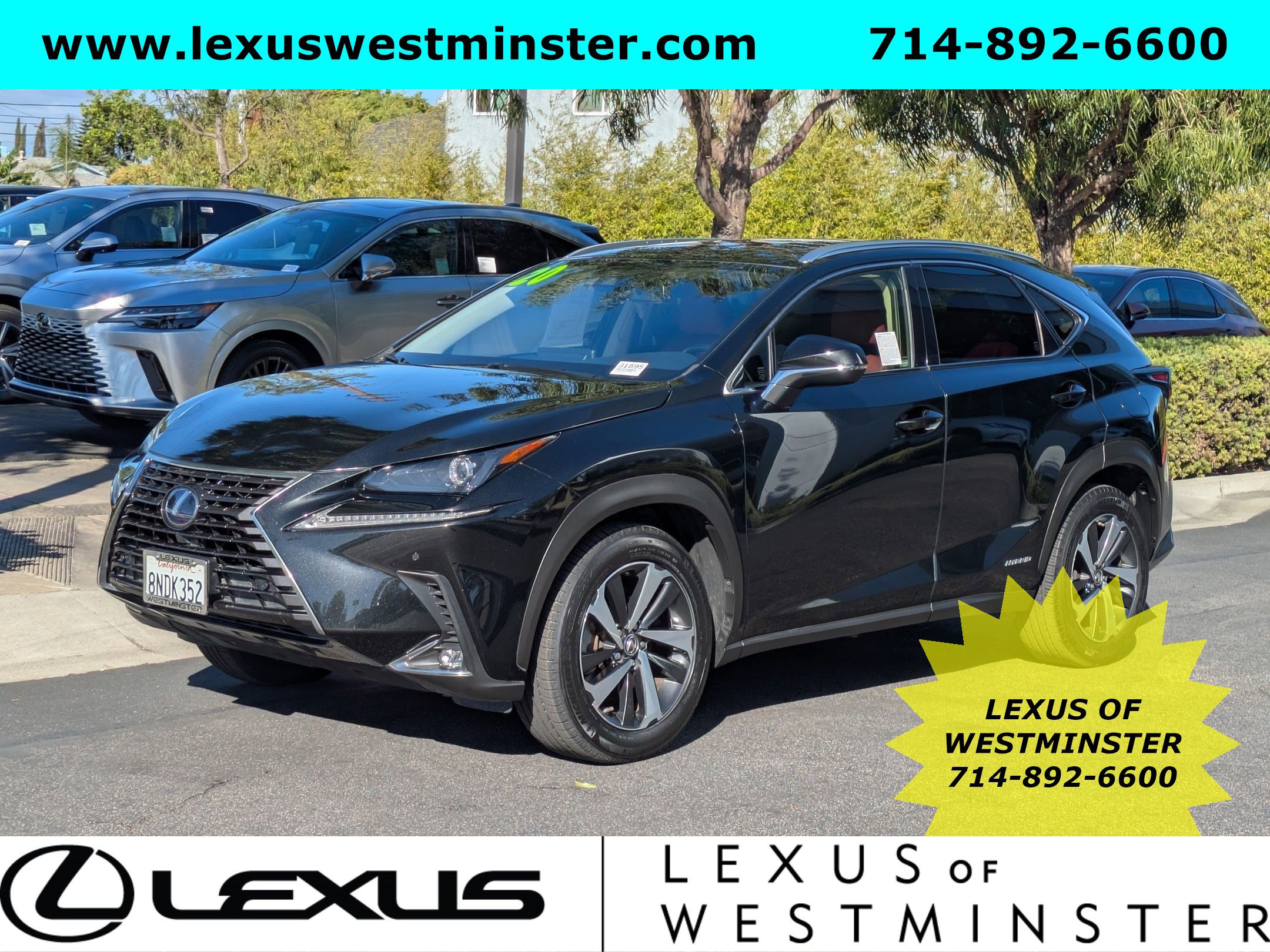Used 2020 Lexus NX 300h AWD w/ Premium Package