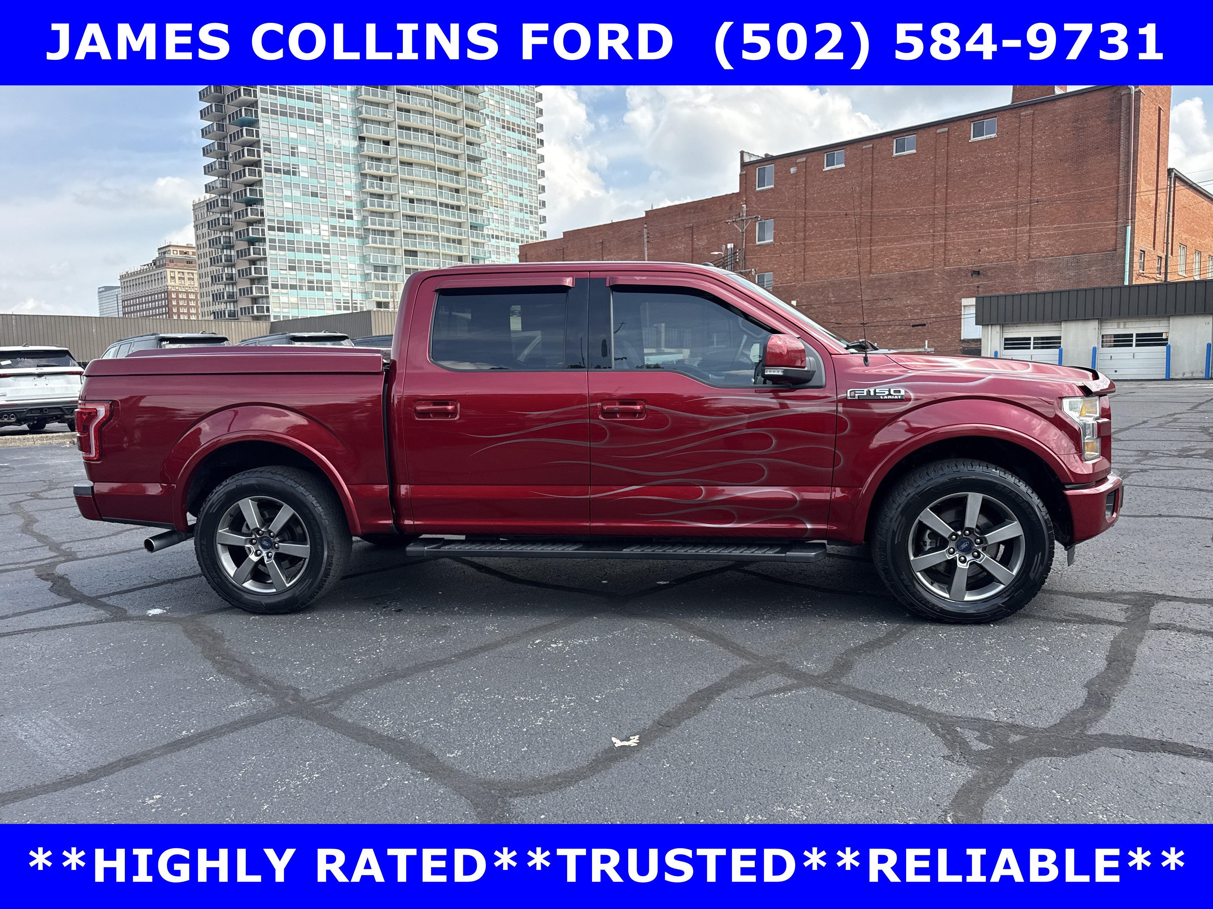 Used 2015 Ford F150 Lariat AWD/4WD image 2