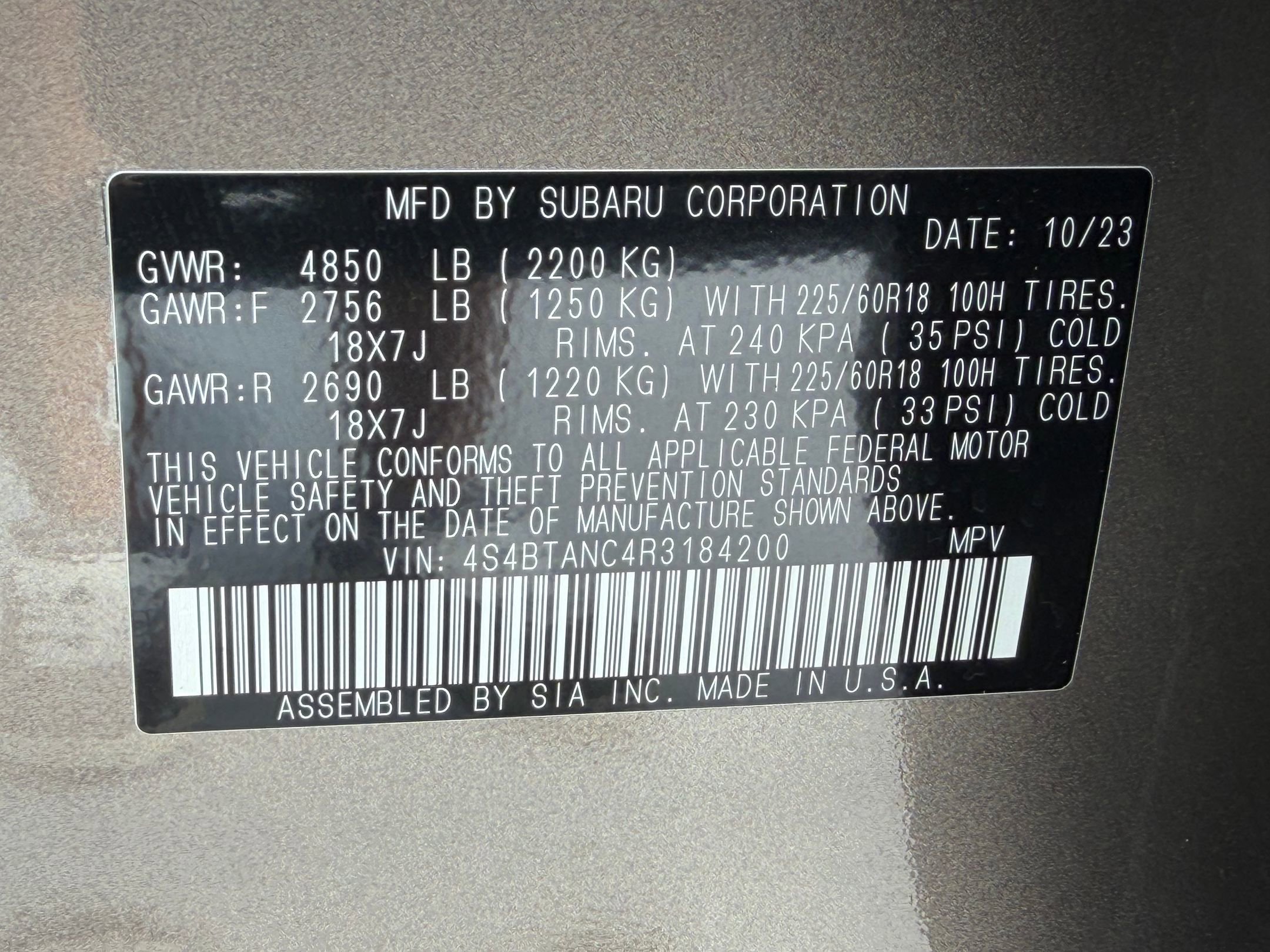 Used 2024 Subaru Outback Limited AWD/4WD image 32