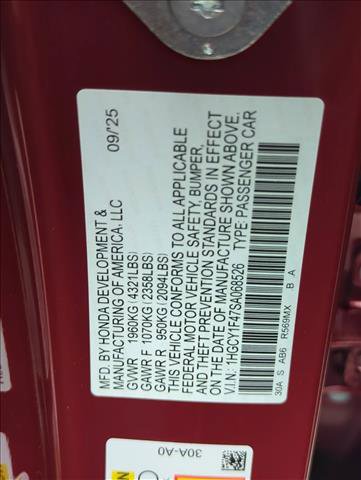 New 2025 Honda Accord SE image 23