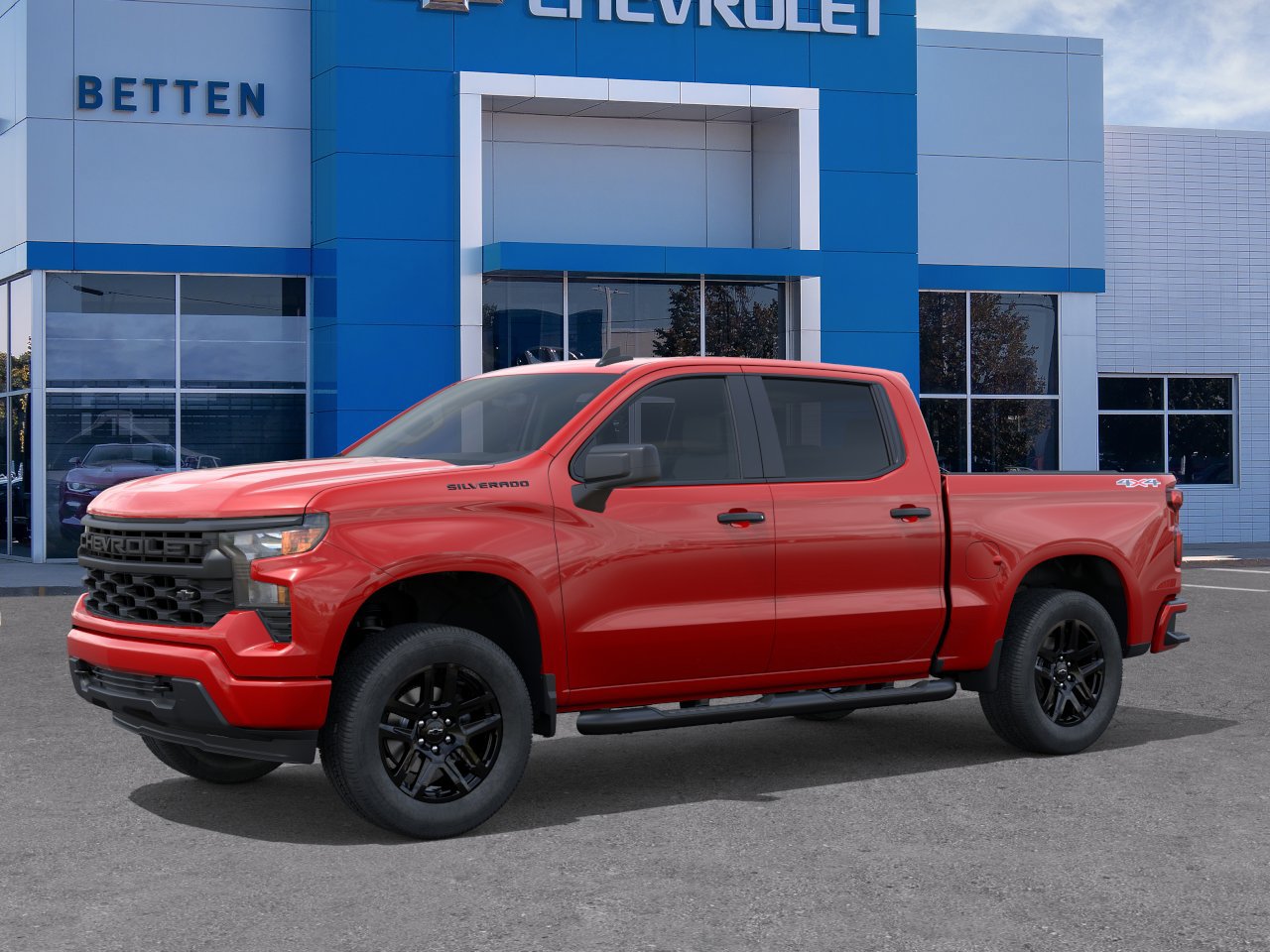 New 2026 Chevrolet Silverado 1500 Custom w/ LPO, Dark Essentials Package AWD/4WD image 2