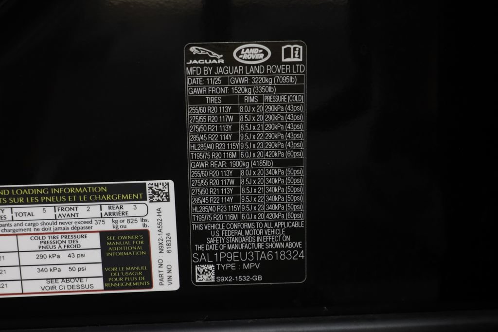 Certified 2026 Land Rover Range Rover Sport SE AWD/4WD image 25