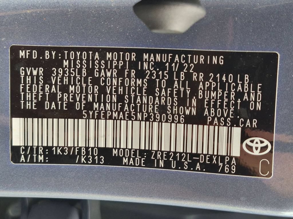 Used 2022 Toyota Corolla LE FWD image 30