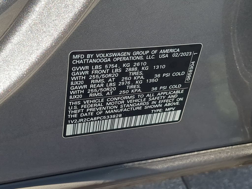 Used 2023 Volkswagen Atlas SE w/ Panoramic Sunroof Package FWD image 38