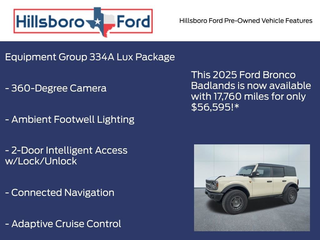 Used 2025 Ford Bronco Badlands AWD/4WD image 3