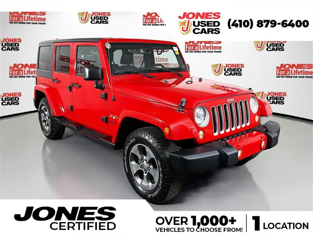 Used 2018 Jeep Wrangler Unlimited Sahara w/ Max Tow Package image 1