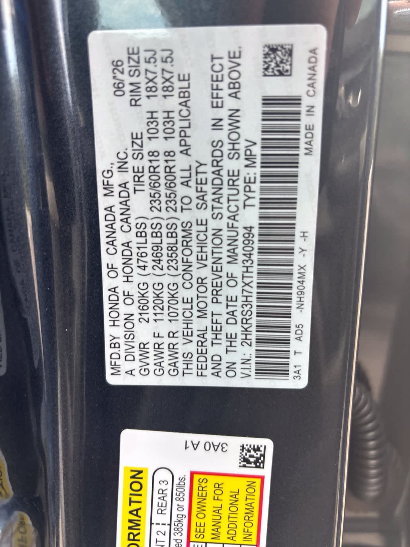 Certified 2026 Honda CR-V EX-L image 8
