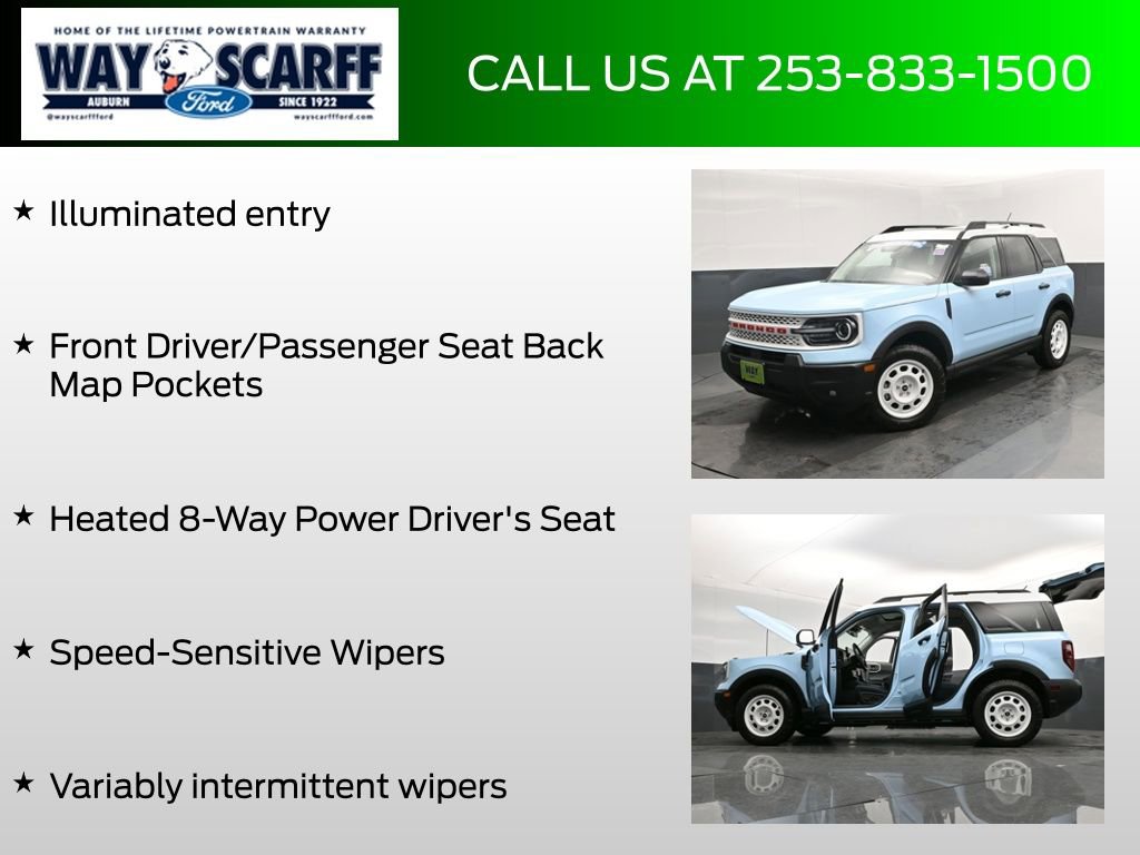 New 2025 Ford Bronco Sport Heritage w/ Convenience Package AWD/4WD image 18