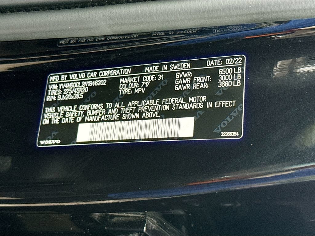 Used 2022 Volvo XC90 T8 Inscription AWD/4WD image 35