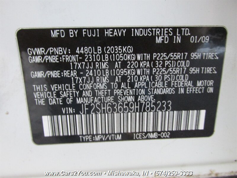 Used 2009 Subaru Forester 2.5X AWD/4WD image 28